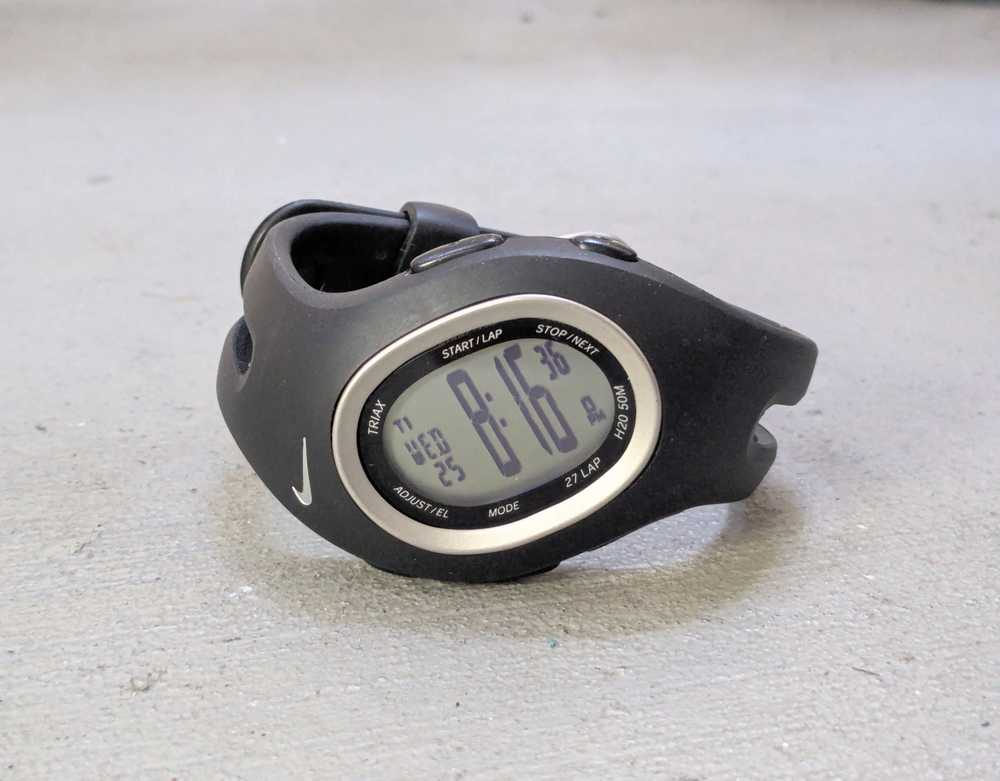 Nike × Rare × Streetwear Vintage Nike Watch Black… - image 1