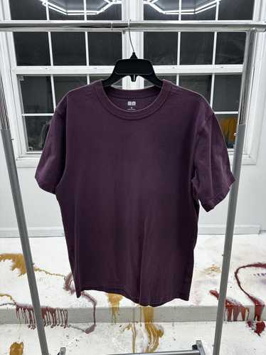 Uniqlo Plain Purple Uniqlo T-Shirt