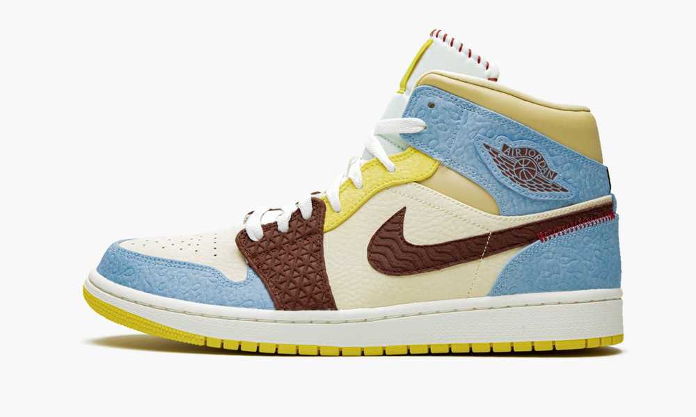 Air Jordan 1 Mid SE Fearless "Maison Château Roug… - image 1