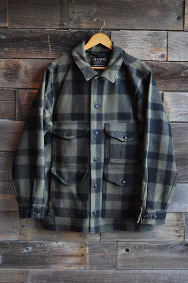 Filson Green & Black Plaid Mackinaw Cruiser Jacke… - image 1