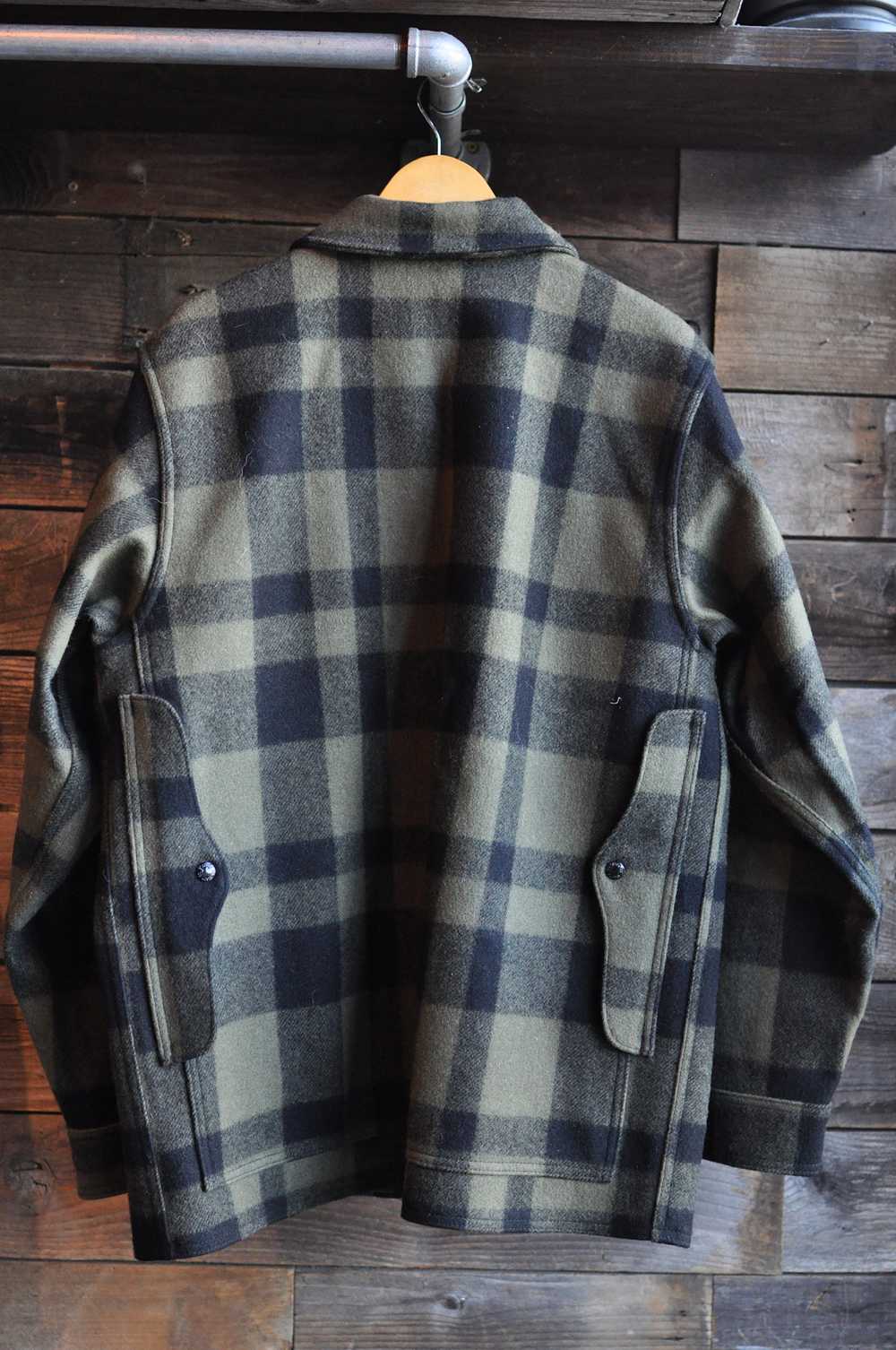 Filson Green & Black Plaid Mackinaw Cruiser Jacke… - image 3