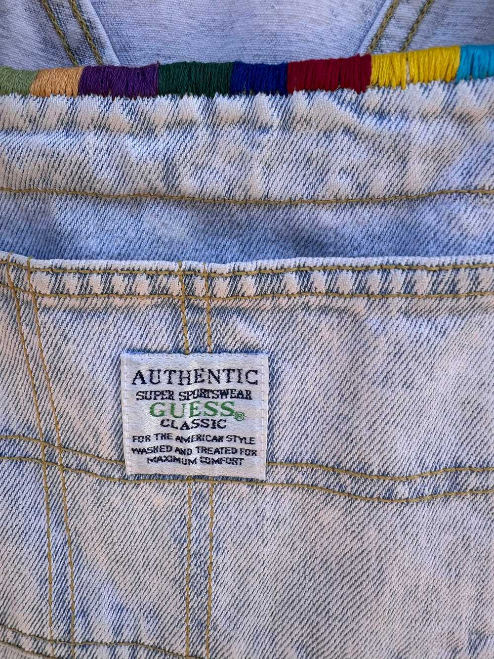 Guess Overall Shorts 1980's Made in USA - image 4