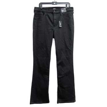 NWT Wmns EXPRESS Black Denim Skyscraper Mid Rise … - image 1