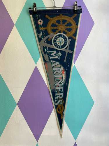 Vintage 1990s Seattle Mariners Pennant