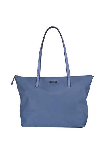 Kate Spade - Blue "Hayden" Tote Bag w/ Leather Tri