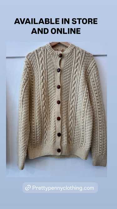 Vintage wool cardigan outerwear