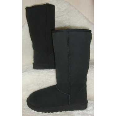 Ugg UGG Australia Classic Tall Black Suede Fur Boo