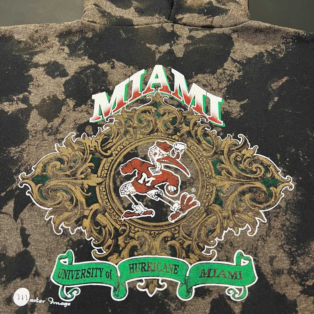 Vintage Miami Hurricanes Custom Sweatshirt L - image 1