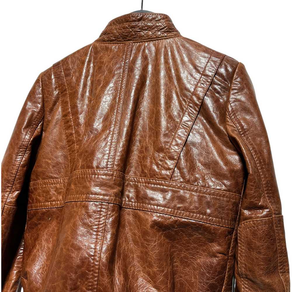 BALENCIAGA/Leather Jkt/36/Goat Leather/BRW/PLUSH … - image 3