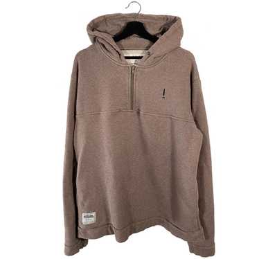 Sitka Sitka heavy cotton quarter zip pullover hood