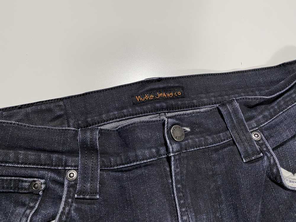 Nudie Jeans Nudie Jeans Thin Finn Back 2 Black sl… - image 3