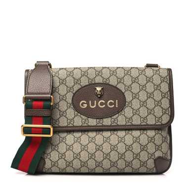 GUCCI GG Supreme Monogram Web Neo Vintage Double … - image 1