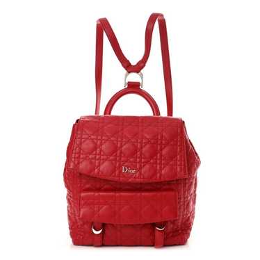 CHRISTIAN DIOR Lambskin Cannage Large Stardust Bac