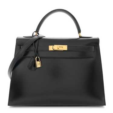 HERMES Box Kelly Sellier 32 Black