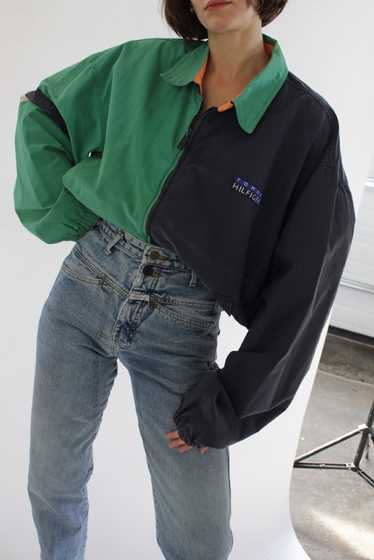 Fun 90s Two-Toned Tommy Hilfiger Jacket