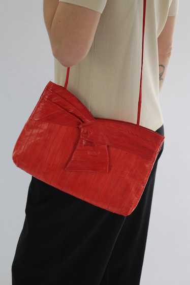 Beautiful Vintage Eel Skin Shoulder Bag