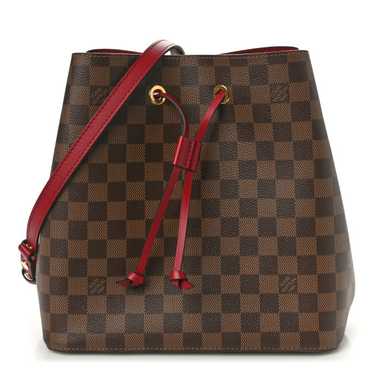 LOUIS VUITTON Damier Ebene Neonoe MM Cherry Berry - image 1