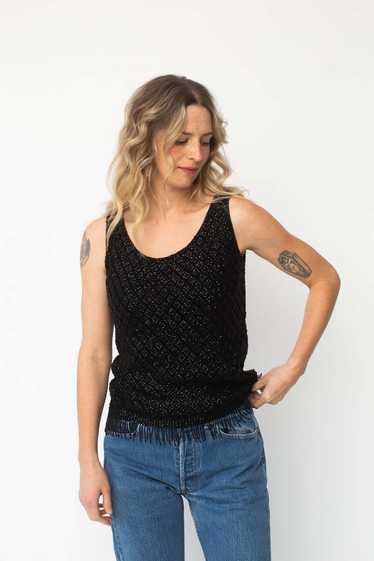 Vintage 60s Beaded Tank Top