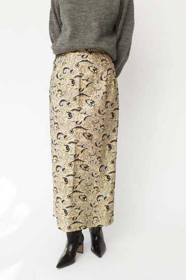 Vintage 60s Metallic Skirt