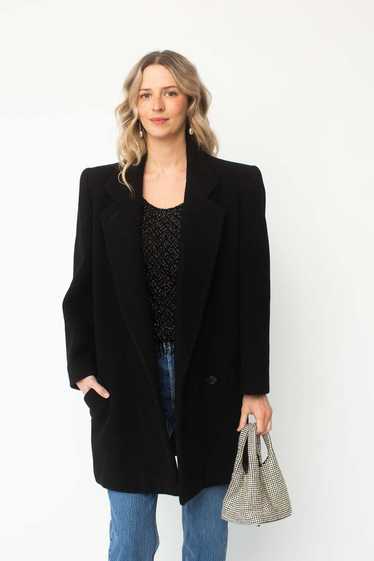 Vintage Wool Coat - Black