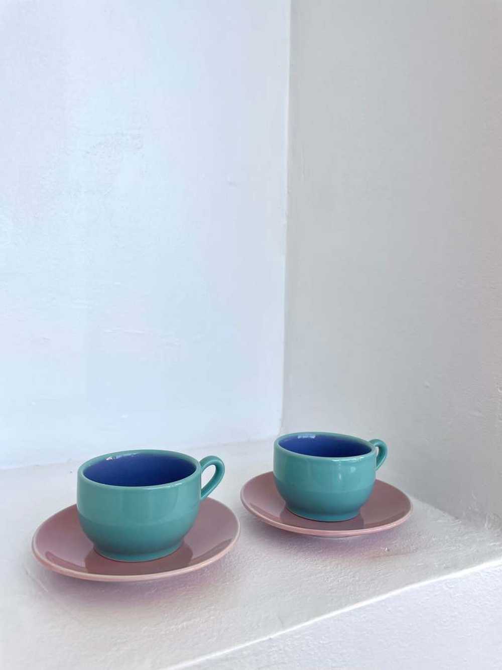 Color Block Tea Cup Set - image 3