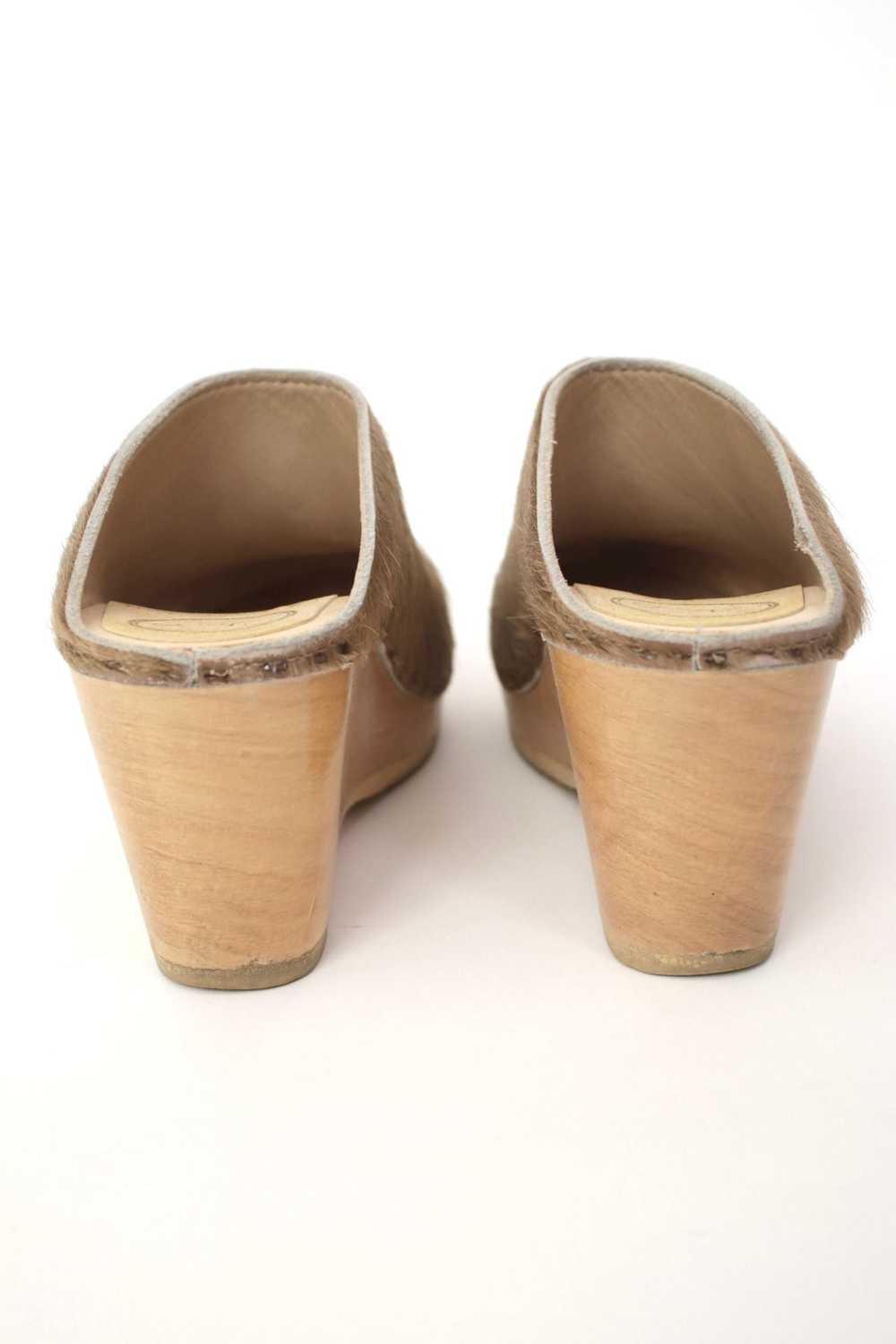 No. 6 Ponyhair Wedge Clogs - image 5