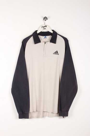 90's Adidas 1/4 Zip Sweatshirt Large