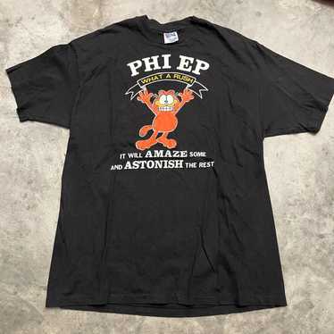 Hanes Vintage Hanes Phi ep Garfield T-Shirt - image 1