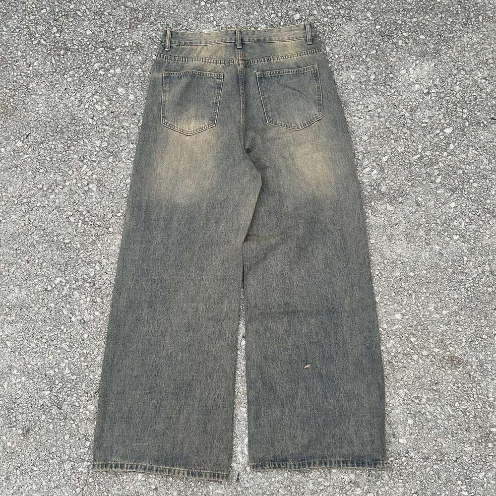 Japanese Brand × Streetwear Sand washed denim - image 2