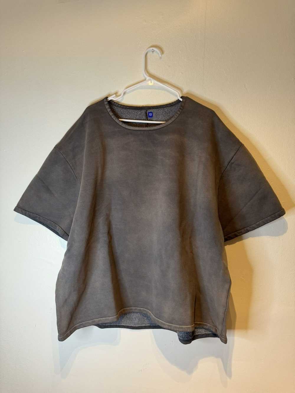 Yeezy Season YZY Yeezy Gap Fleece Yoke Back Tee G… - image 1