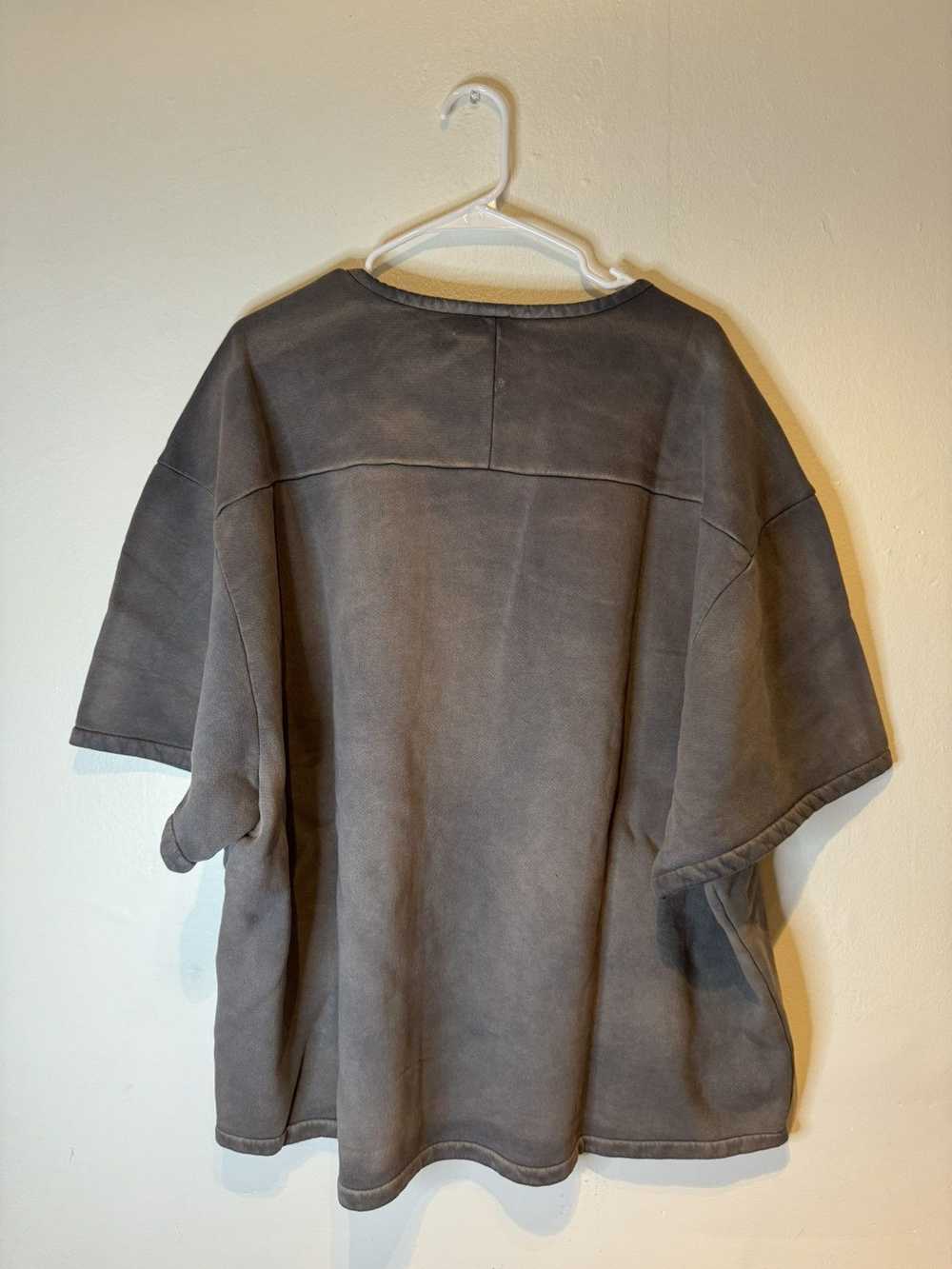 Yeezy Season YZY Yeezy Gap Fleece Yoke Back Tee G… - image 6