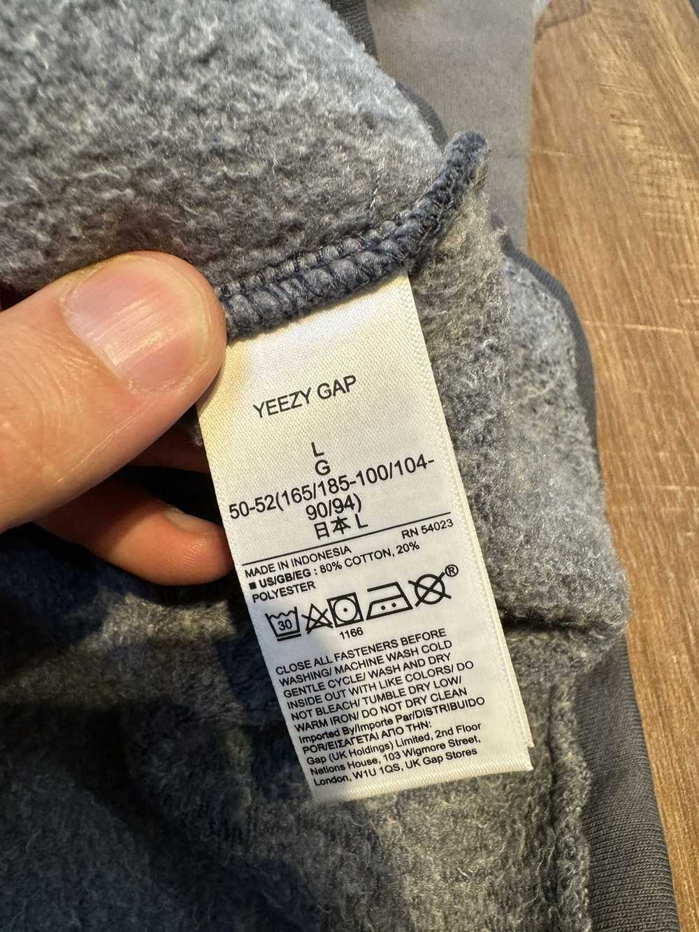 Yeezy Season YZY Yeezy Gap Fleece Yoke Back Tee G… - image 8