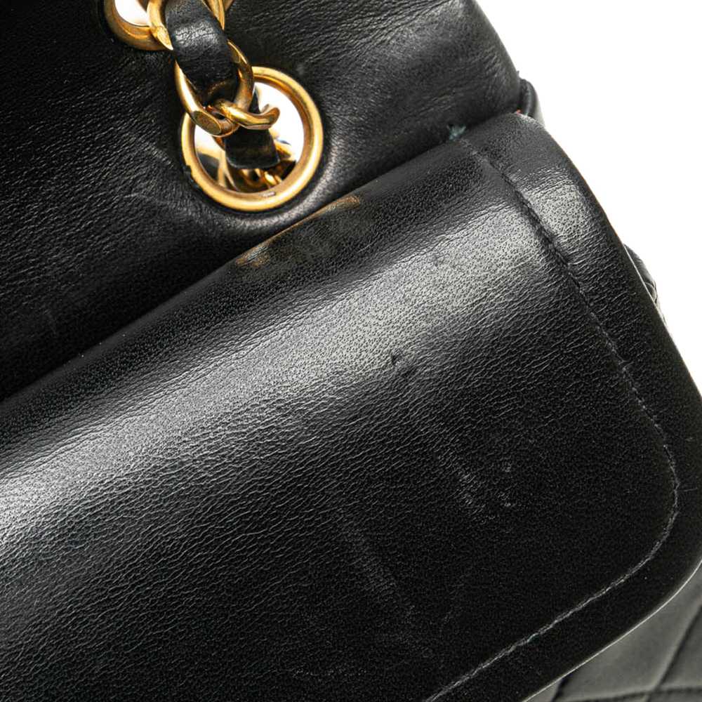 Black Chanel Small Classic Lambskin Double Flap S… - image 11