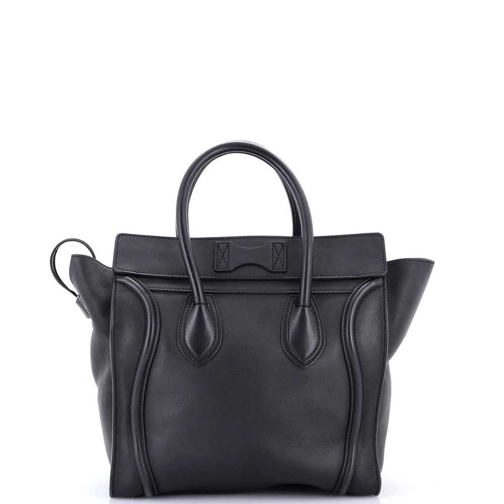 CELINE Luggage Bag Smooth Leather Mini - image 3