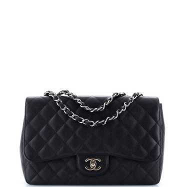 CHANEL Vintage Classic Single Flap Bag Quilted Cav