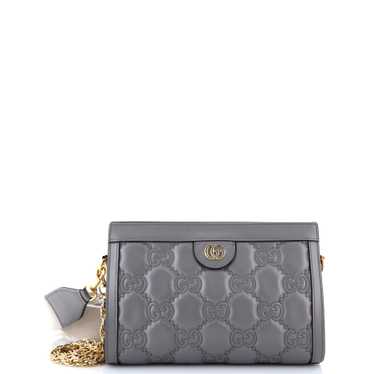 GUCCI GG Shoulder Bag GG Matelasse Leather Small