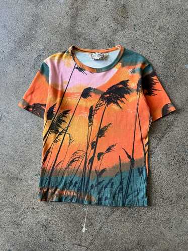 1970s All Over Print Tropical Tee