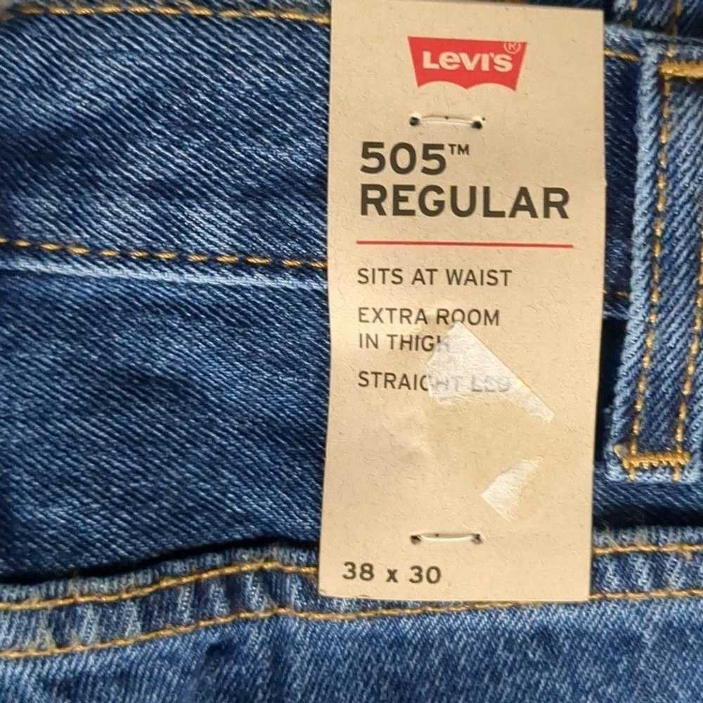 Levi's Levi's 505 regular straight leg jeans size… - image 6