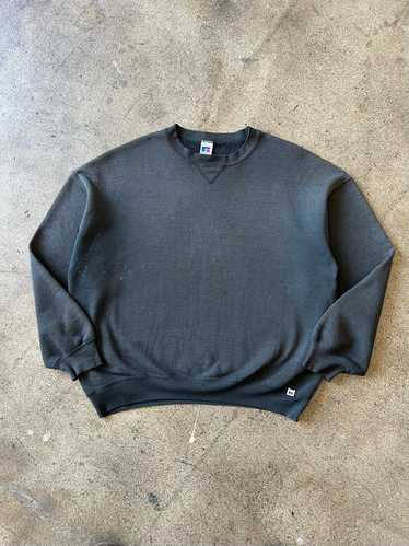 1990s Russell Athletic Faded Black Crewneck