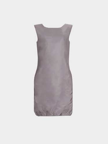 Prada FW 1998 Runway Grey Silk Shift Dress