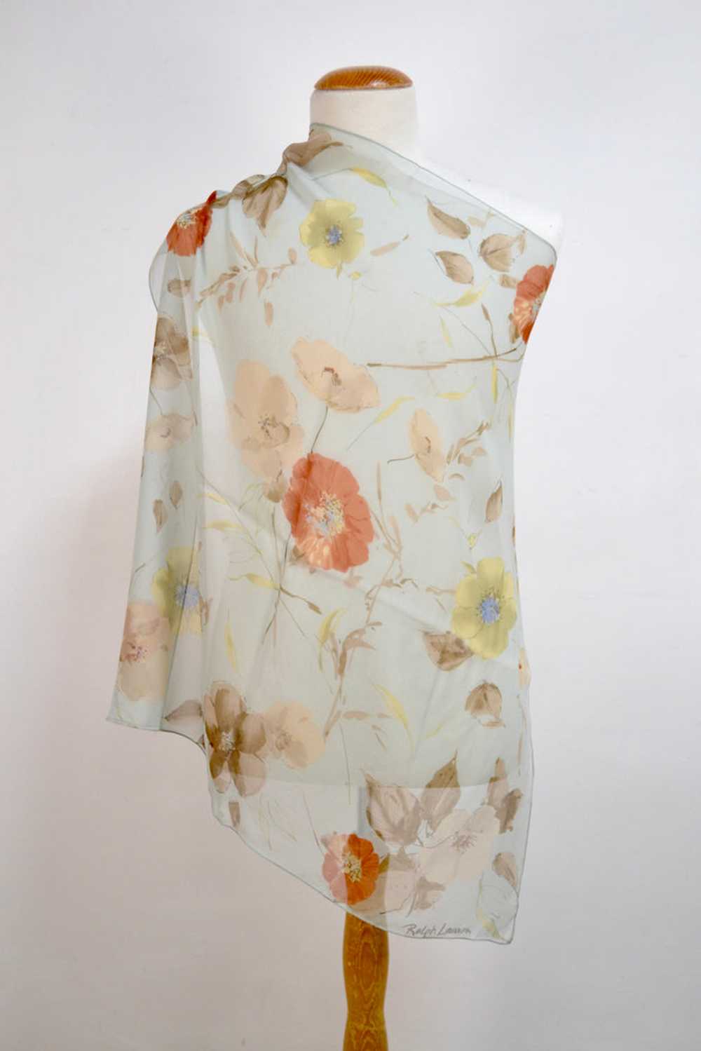 Vintage RL Silk Scarf - image 1