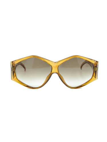 1980s Christian Dior Translucent Amber Sunglasses