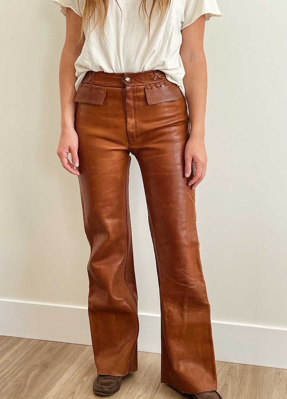 Handmade Cowhide Pants - image 1