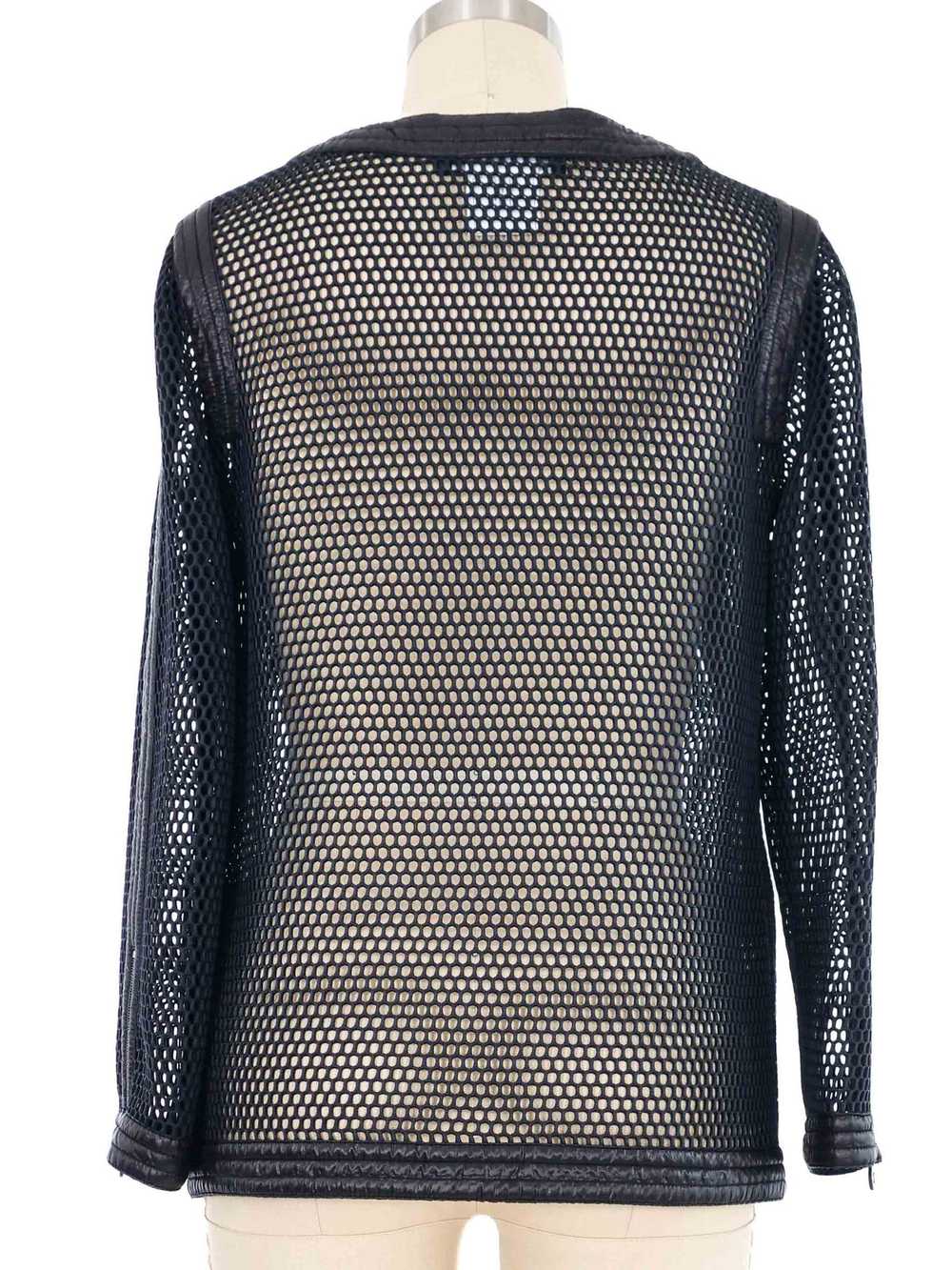 2014 Chanel Mesh Zip Jacket - image 4