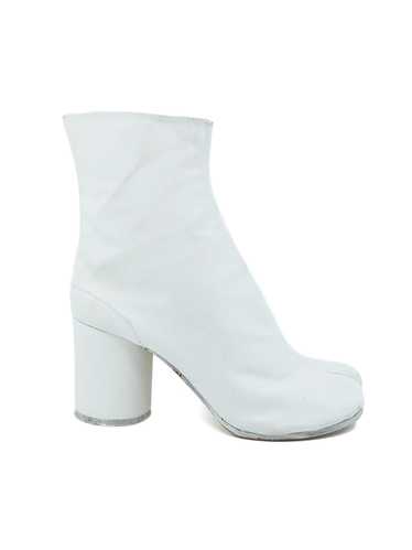 Maison Martin Margiela Painted Canvase Tabi Boots,