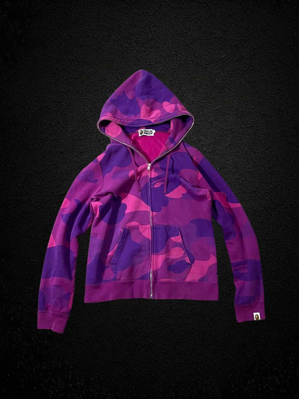 Bape Zoom Color Camo Full Zip Hoodie - image 1