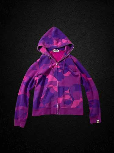 Bape Zoom Color Camo Full Zip Hoodie - image 1