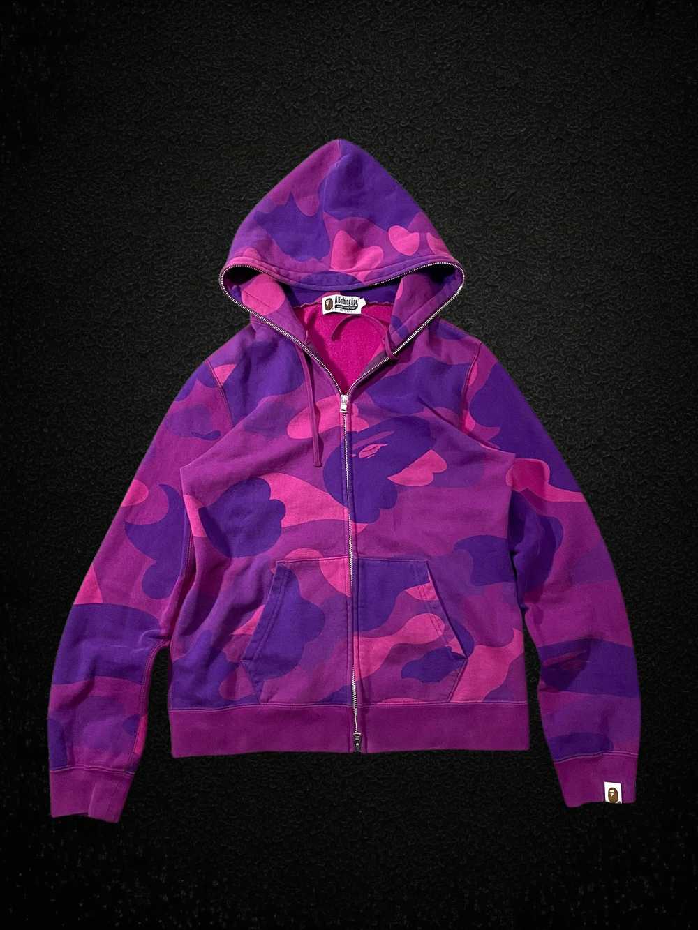 Bape Zoom Color Camo Full Zip Hoodie - image 2