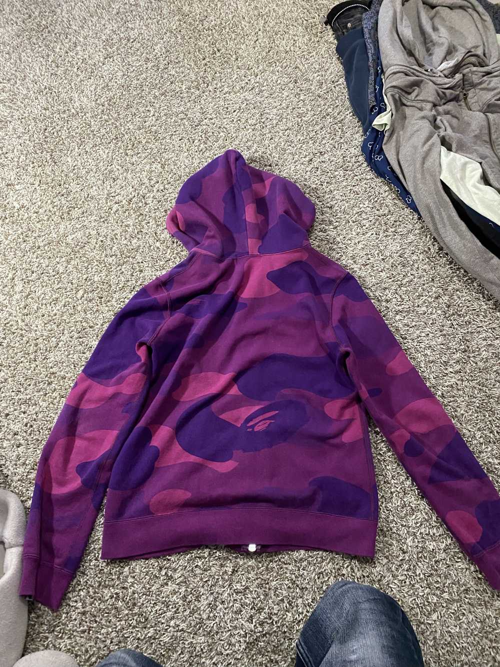 Bape Zoom Color Camo Full Zip Hoodie - image 3