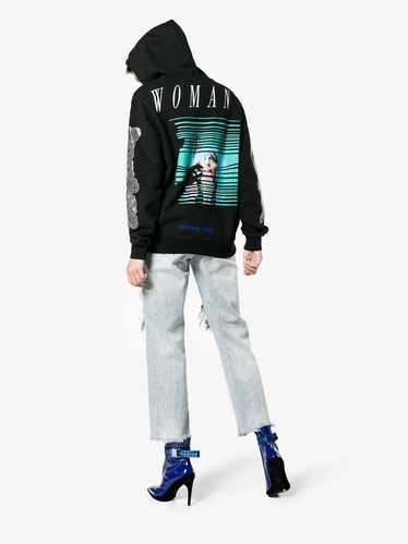 Off-White aw17 peep oversized hoodie